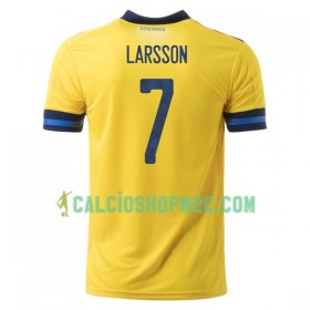 Svezia Sebastian Larsson 7 Maglia Prima Euro 2020 Manica Corta